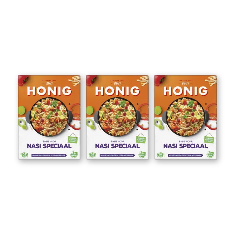 Honig Basis voor nasi speciaal 3-pack