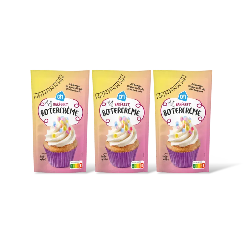 AH Bakfeest botercreme 3-pack