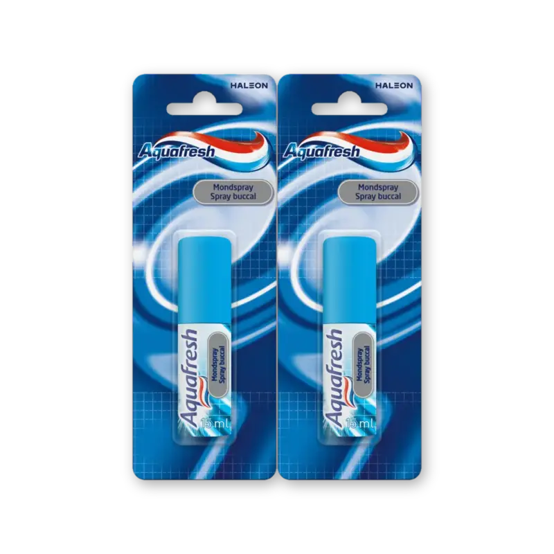 Aquafresh Freshmint mondspray 2-pack