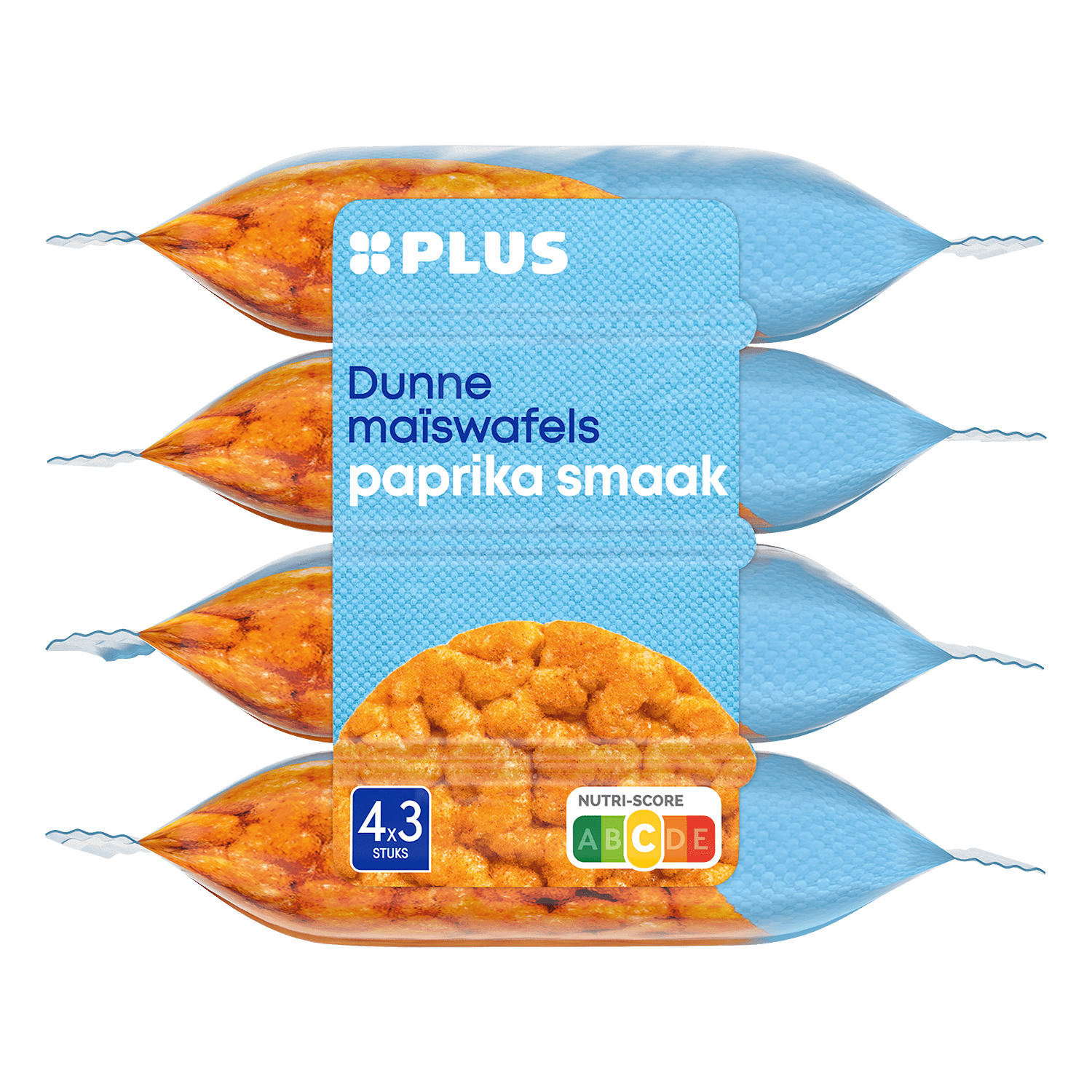 PLUS Maiswafels Paprika