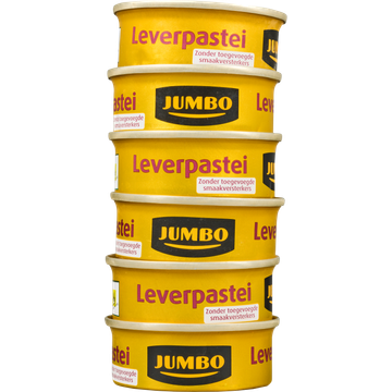Jumbo Leverpastei 6 x 56 g