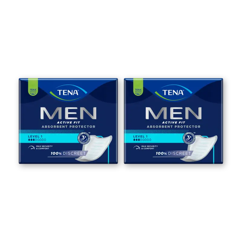 Tena Men active fit level 1 2-pack