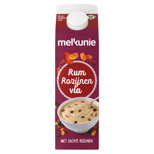 Melkunie Vla rum rozijnen