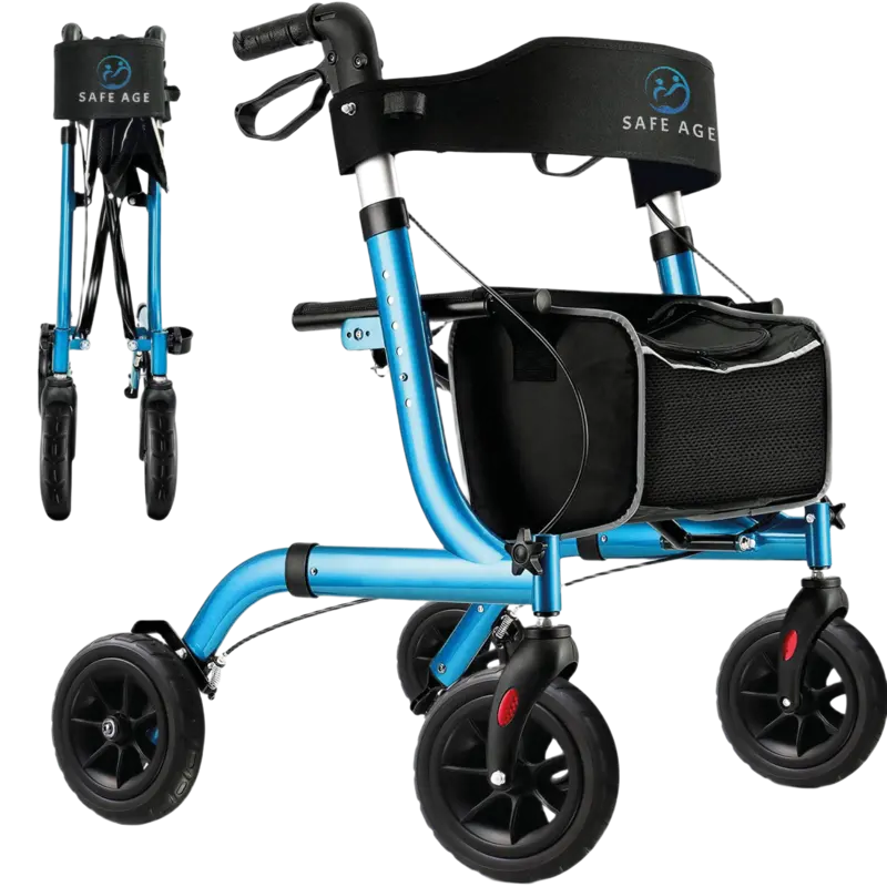 Safe Age Rollator blauw