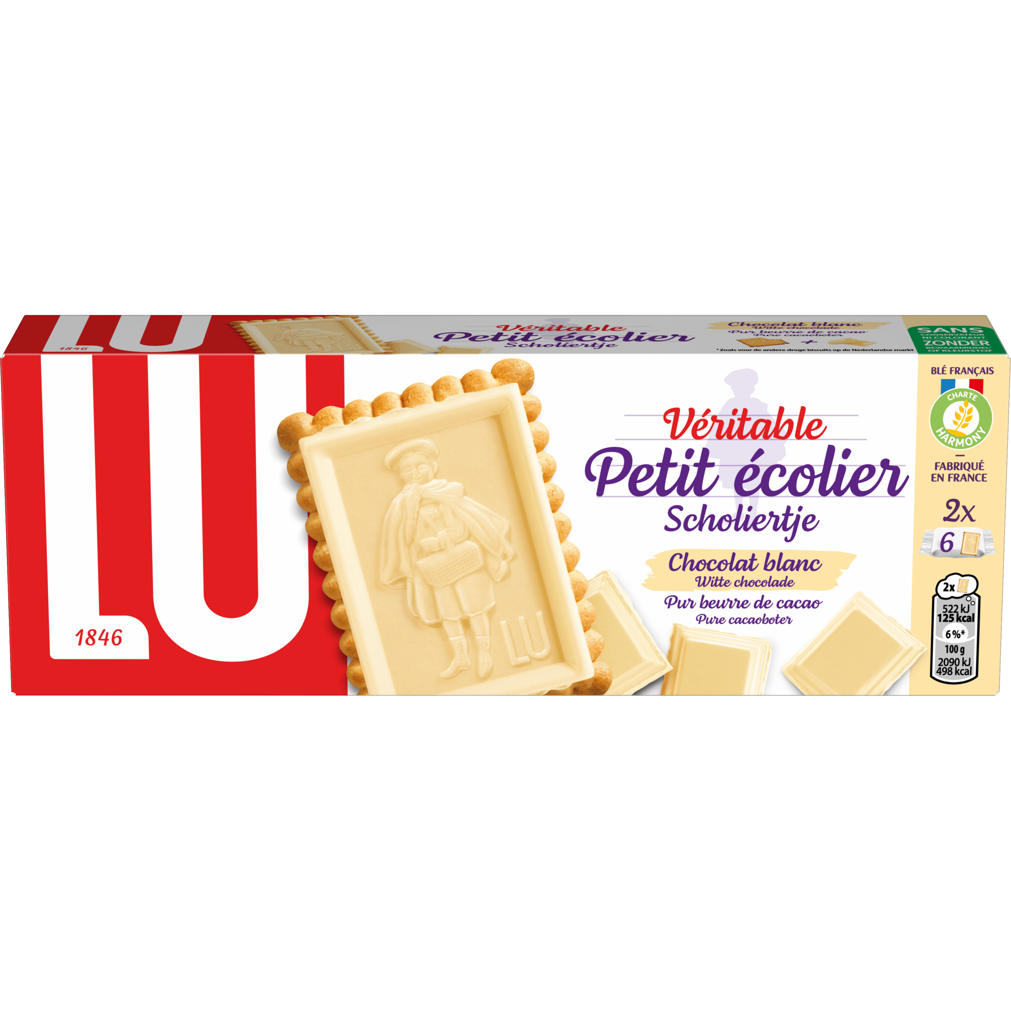 Lu Scholiertje wit