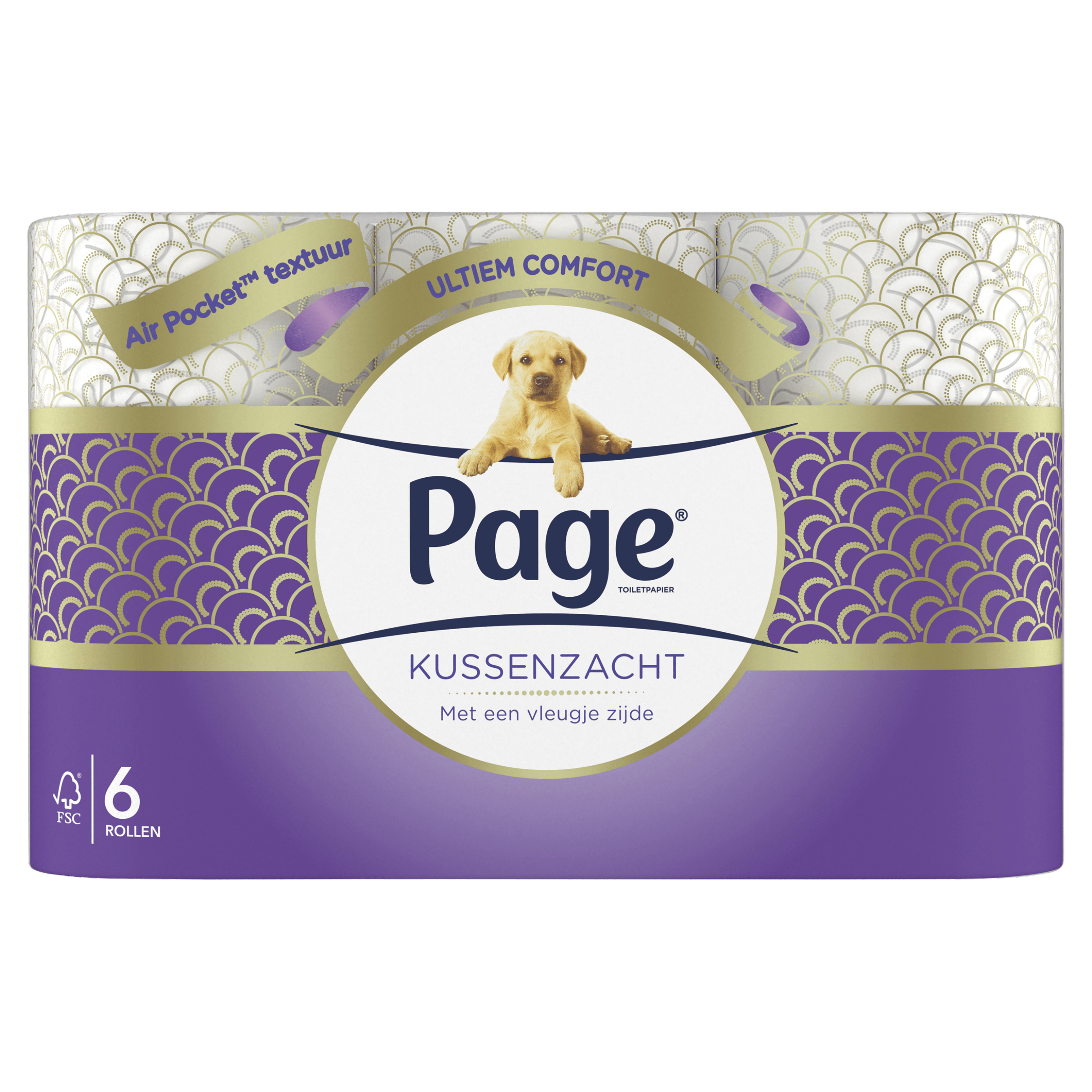 Page Kussenzacht toiletpapier