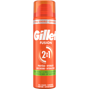 Gillette Fusion Scheergel Sensitive, 200ml