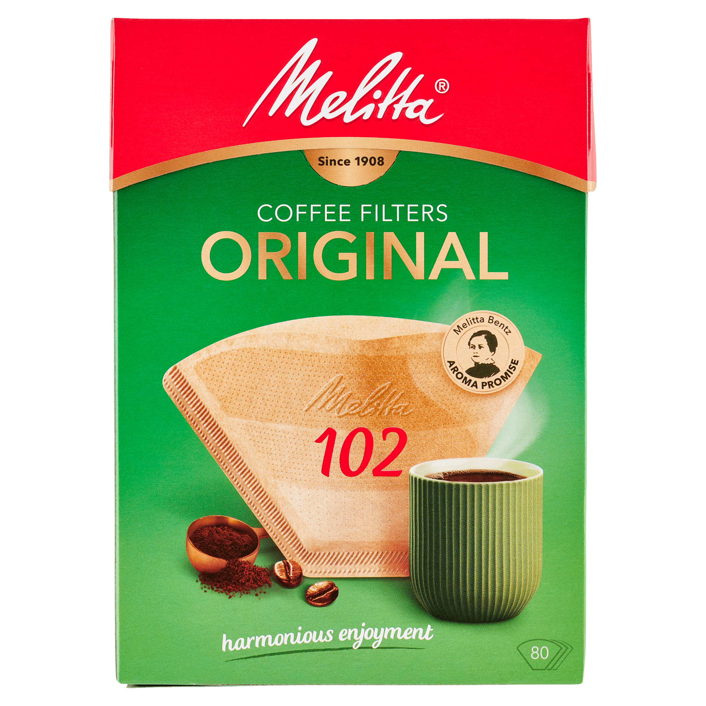 Melitta Koffiefilter original 102 bruin