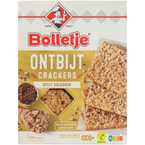 Bolletje Ontbijtcrackers Spelt
