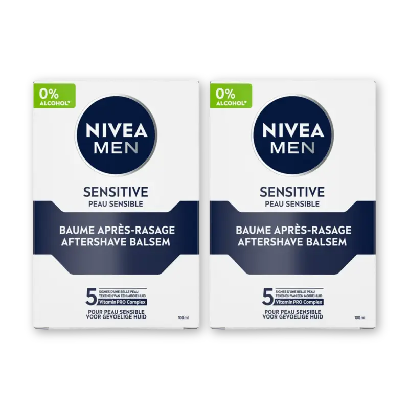 NIVEA Men sensitive after shave balsem 2-pack