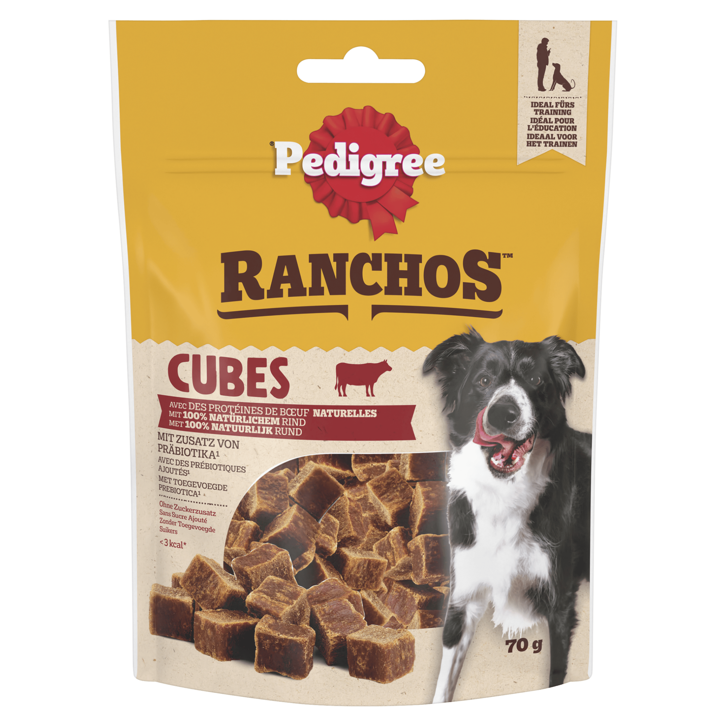 Pedigree Ranchos cubes rund