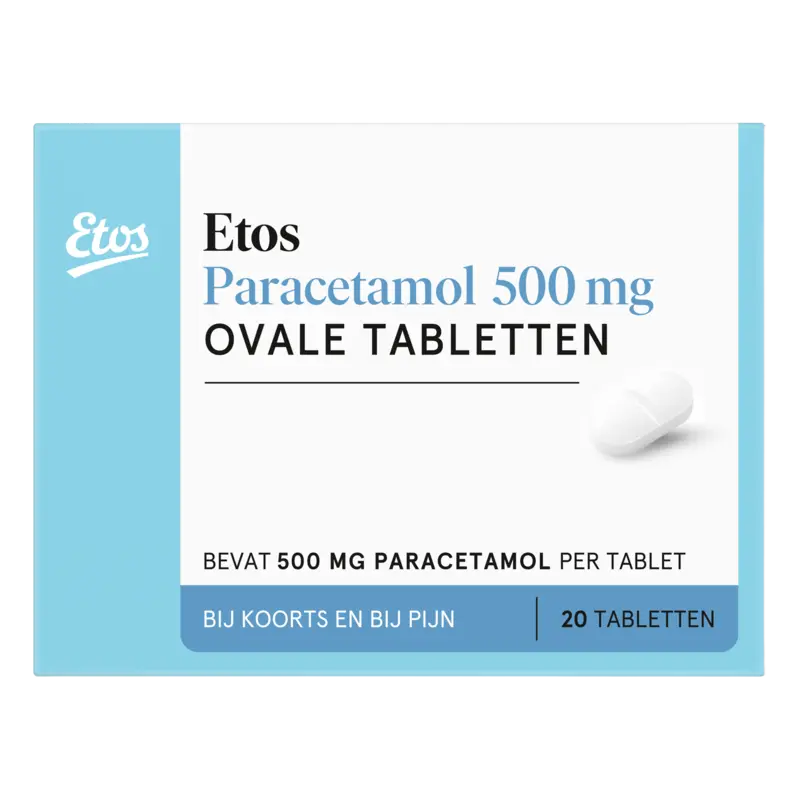 Etos Paracetamol ovale tabletten 500 mg