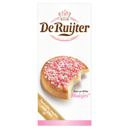 De Ruijter Rose & witte muisjes