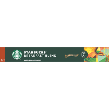 Starbucks by Nespresso Breakfast Blend 10 Stuks 56 g