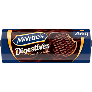 McVitie's Digestives Pure Chocolade koekjes 266 g