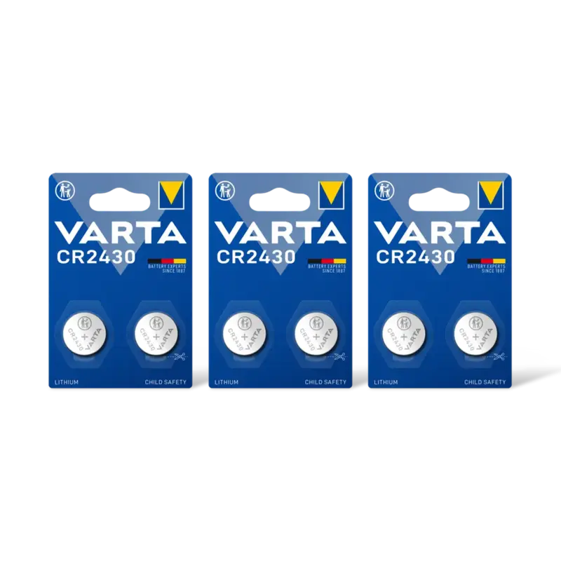 Varta Knoopcelbatterij lithium CR2430 3-pack