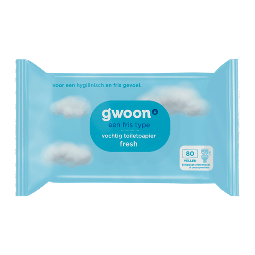 G'woon Vochtig toiletpapier fresh