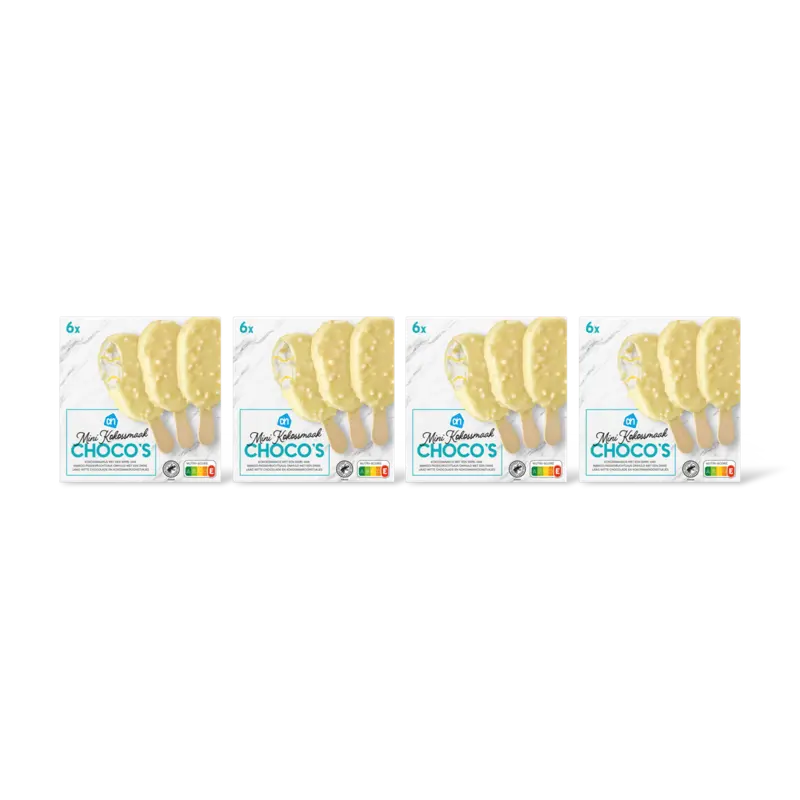 AH Mini kokossmaak choco's 4-pack