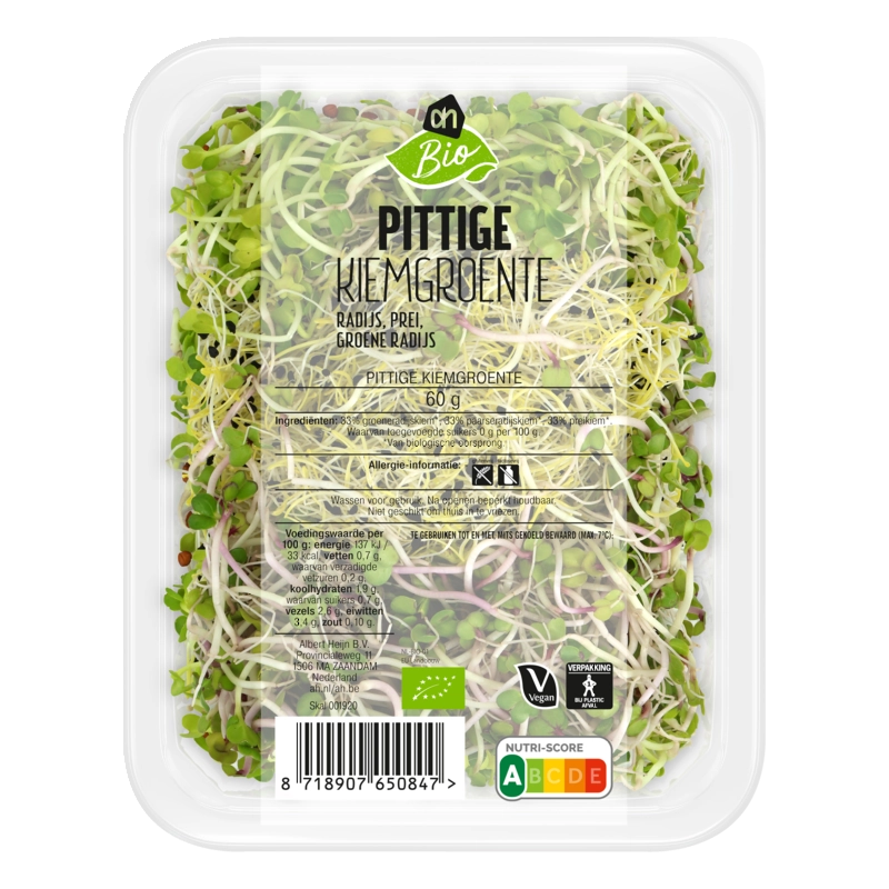 AH Biologisch Pittige kiemgroente
