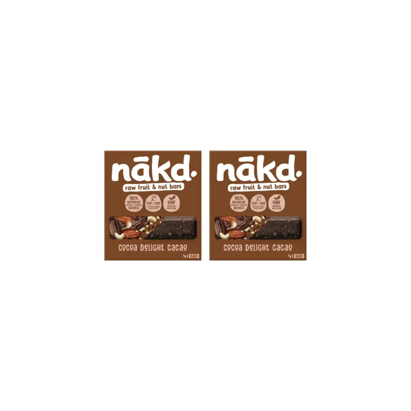 Nakd Cocoa delight bars 2-pack