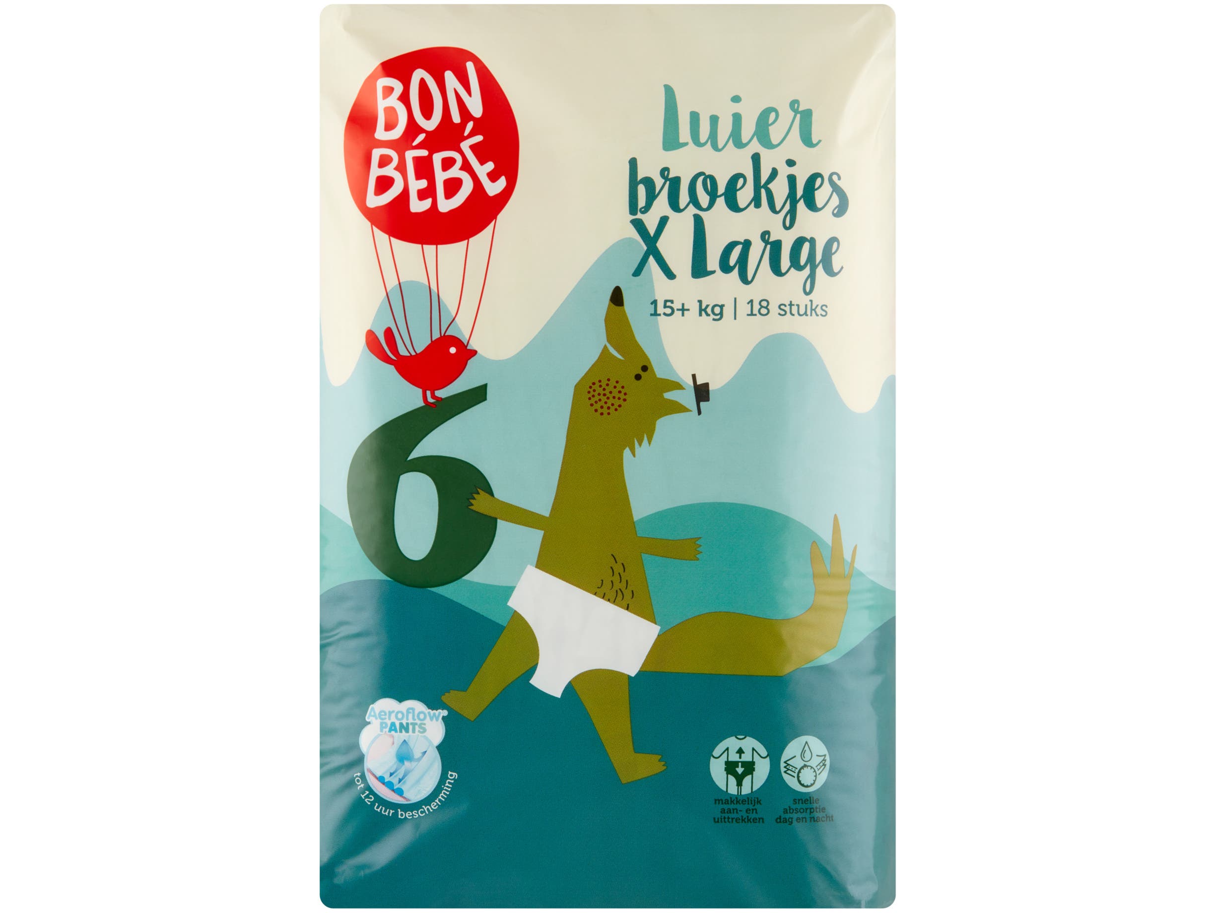 Luierbroekjes xl maat 6