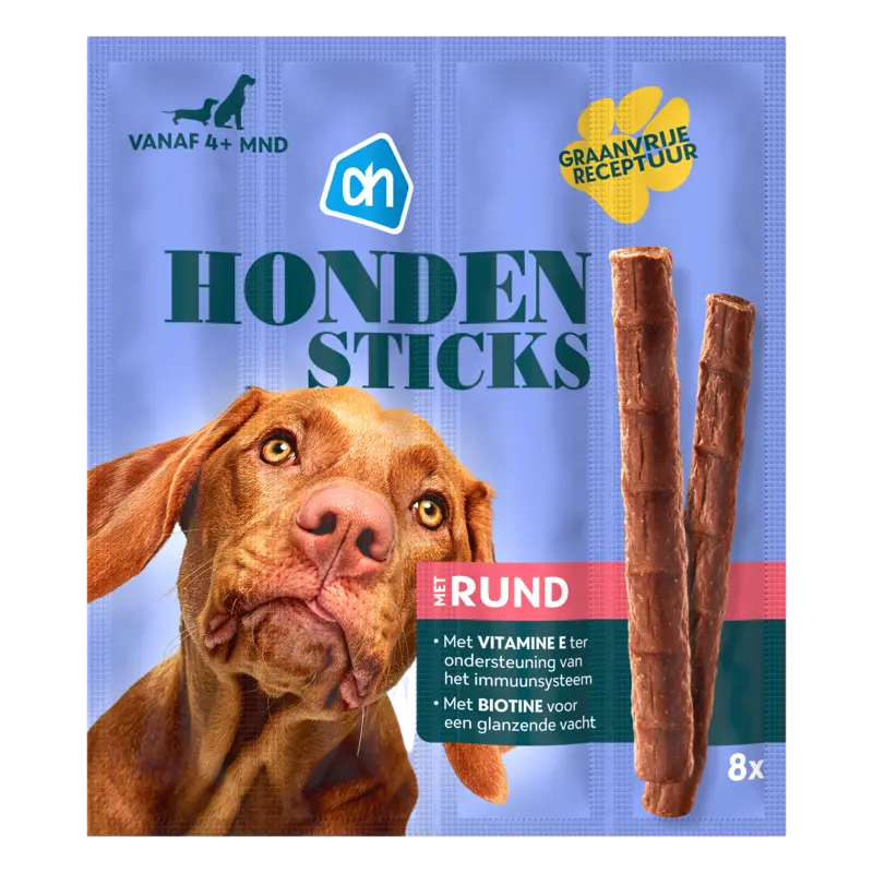 AH Honden sticks met rund