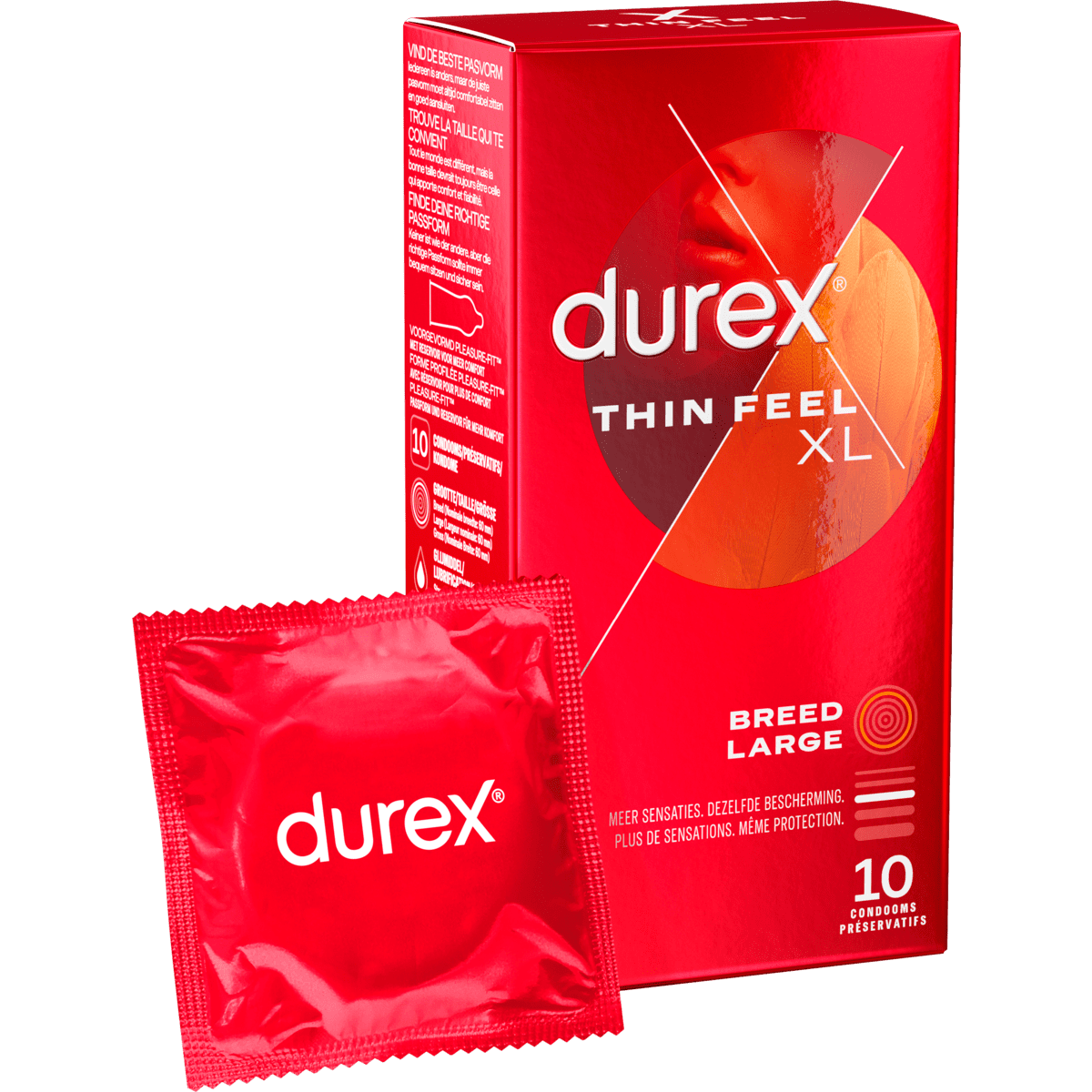 Durex Thin Feel XL Condooms 10 stuks