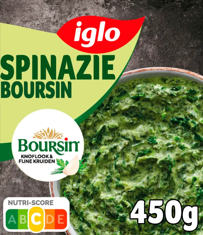 Iglo Spinazie met boursin