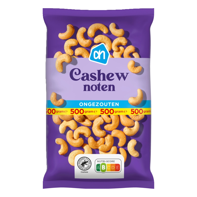 AH Ongezouten cashewnoten