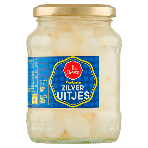 1 de Beste Zilveruitjes zoetzuur