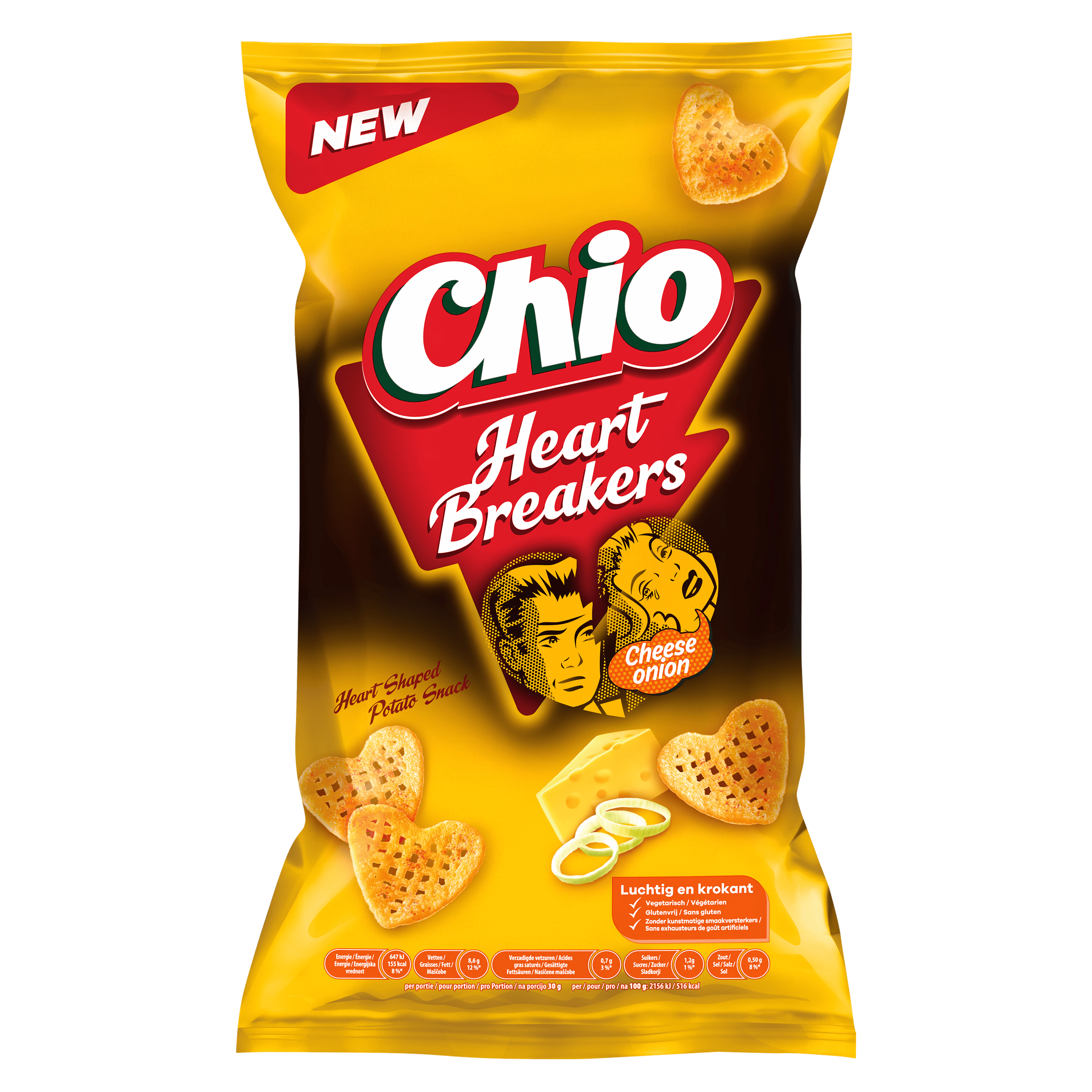 Chio Heartbreakers Cheese & onion