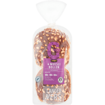 Jumbo - Mueslibollen - 4 Stuks
