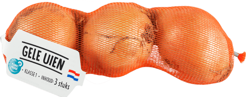 Gele uien trio