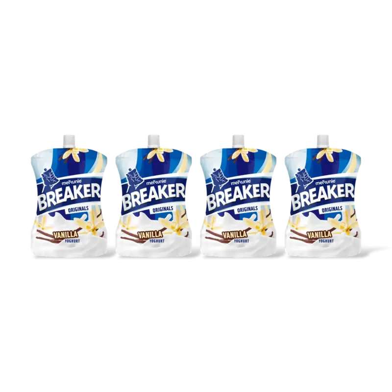 Melkunie Breaker vanille yoghurt 4-pack