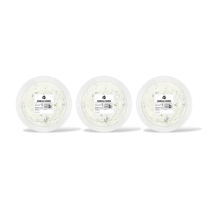 AH Verse roomkaas met kruiden 3-pack