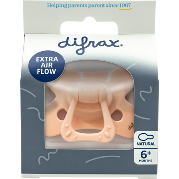 Difrax Fopspeen Natural 6+ Maanden Unisex