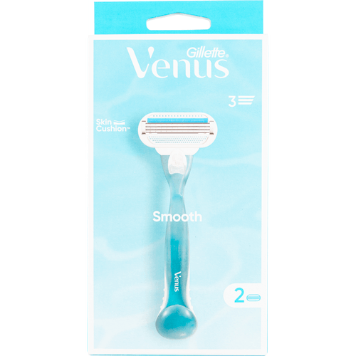 Gillette Scheerapparaat venus smooth met 2 mesjes