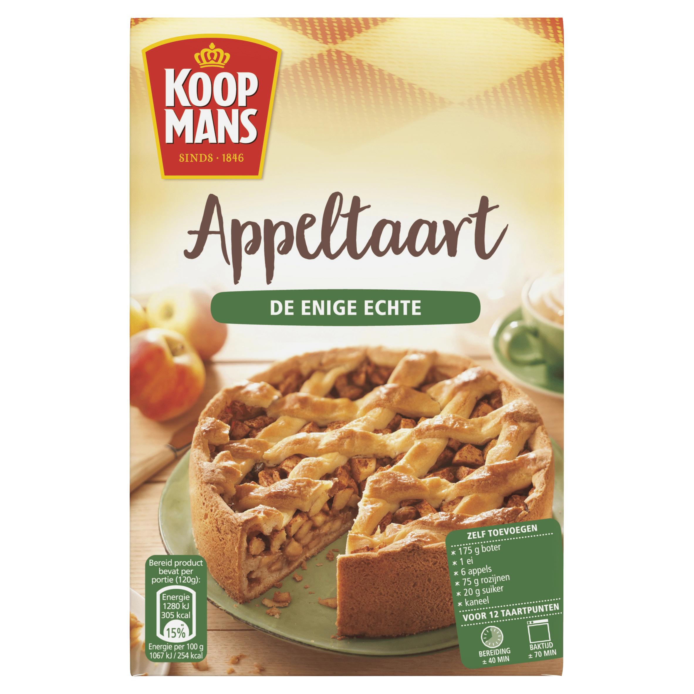 Koopmans Appeltaart bakmix
