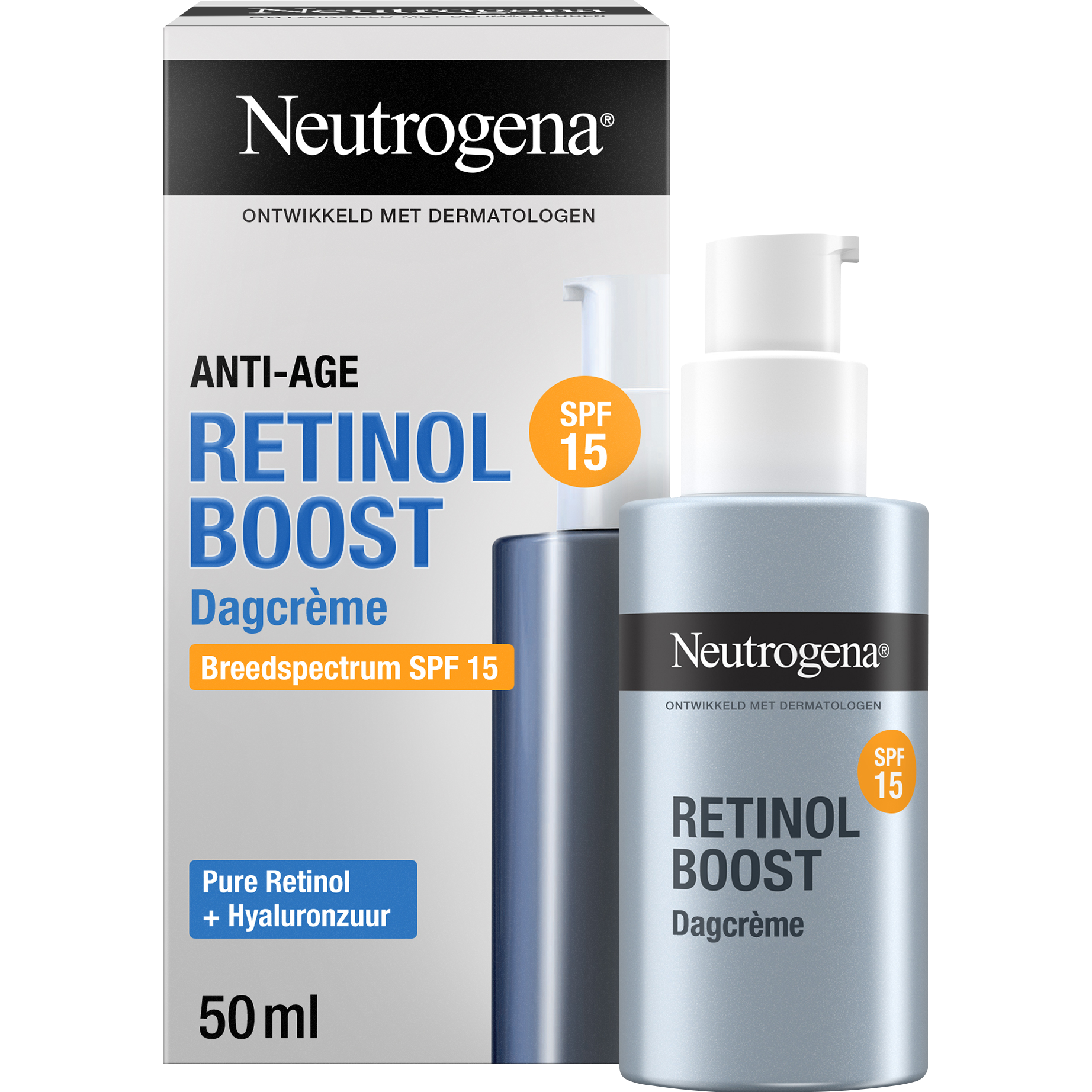 Neutrogena® Retinol Boost Anti-Age Dagcrème SPF 15 Oudere Huid 50 ML