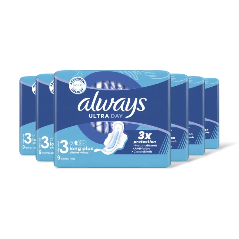 Always Ultra day long plus maandverband 6-pack