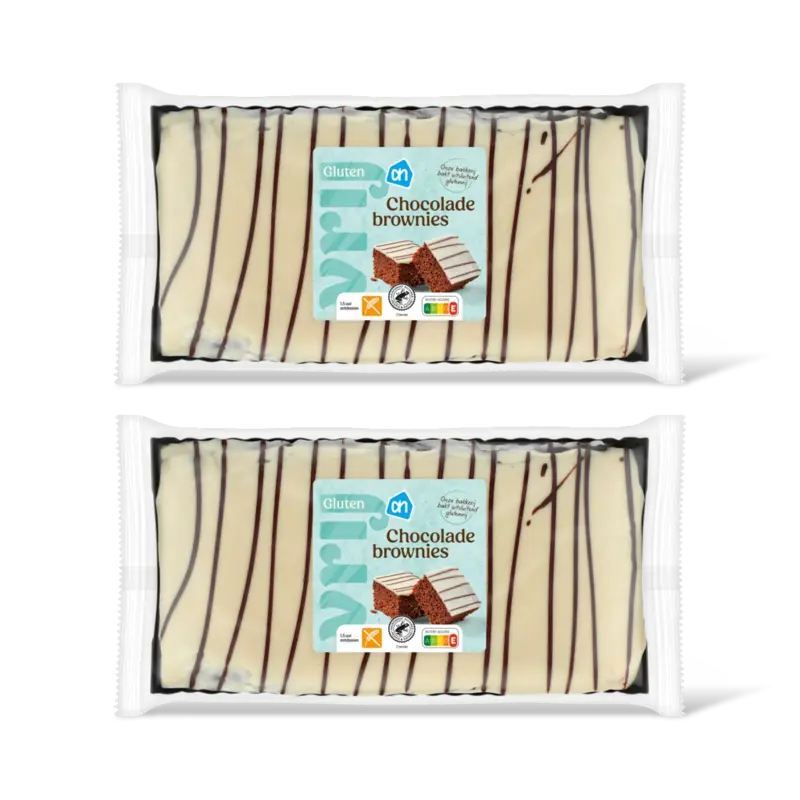 AH Glutenvrij Chocolade brownies 2-pack
