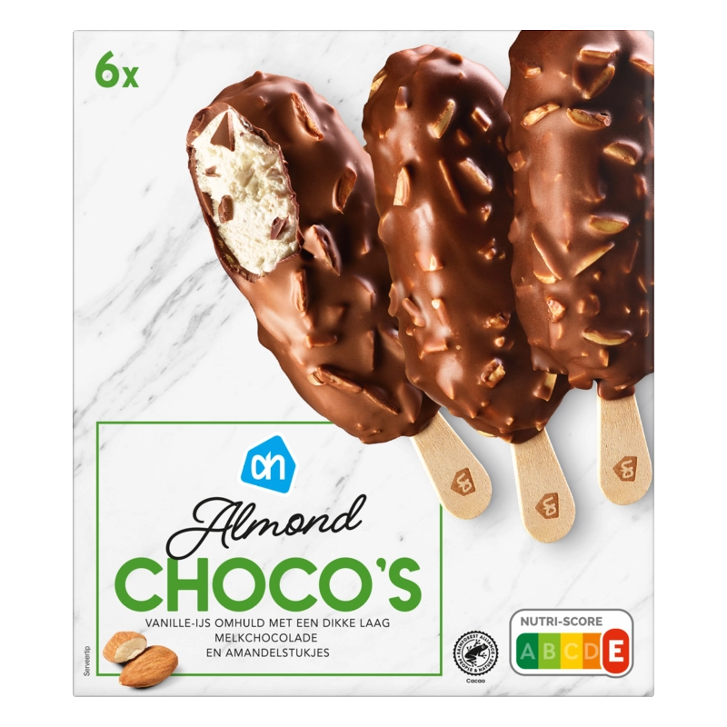 AH Ah choco almond ijs