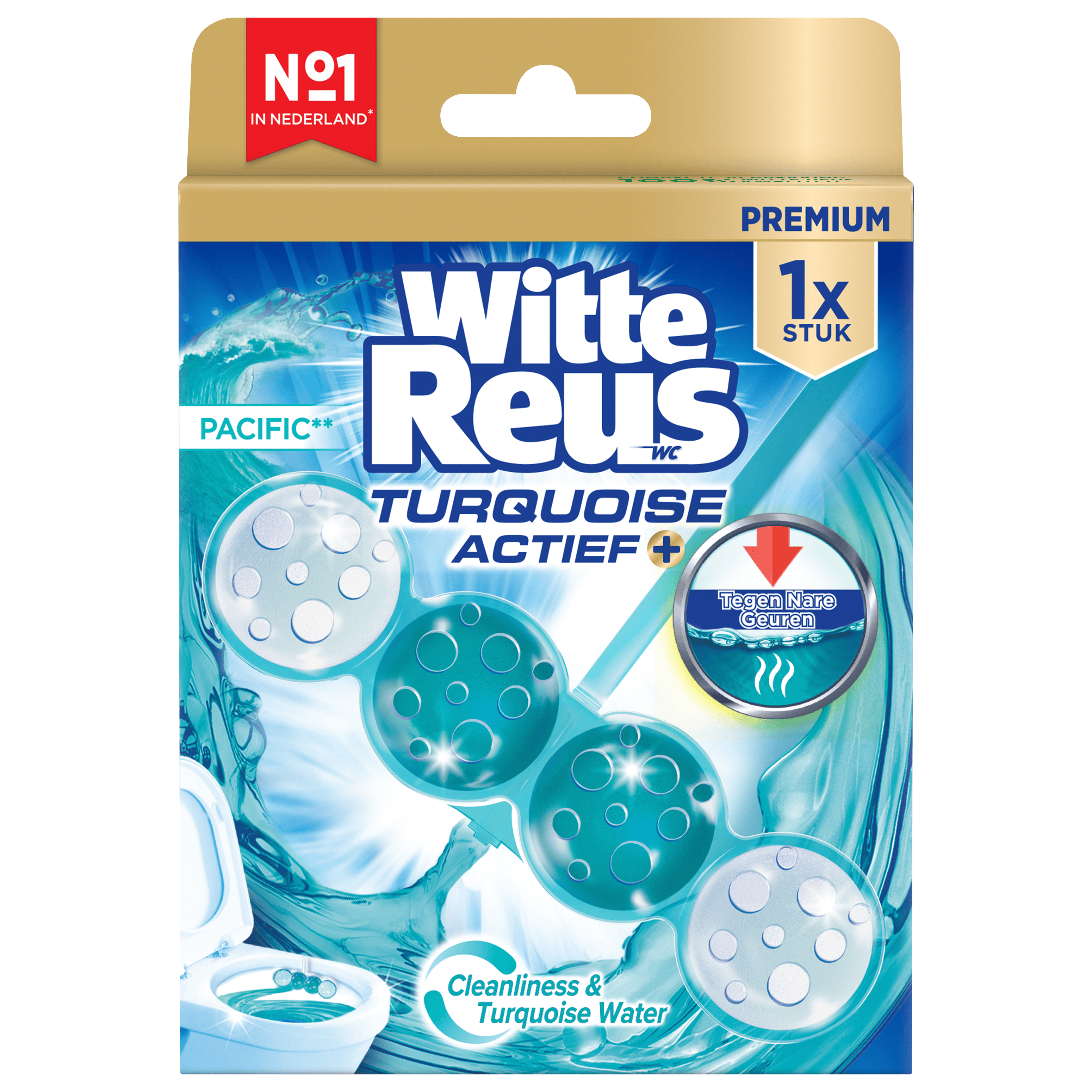 Witte Reus Toiletblok Self Active Pacific