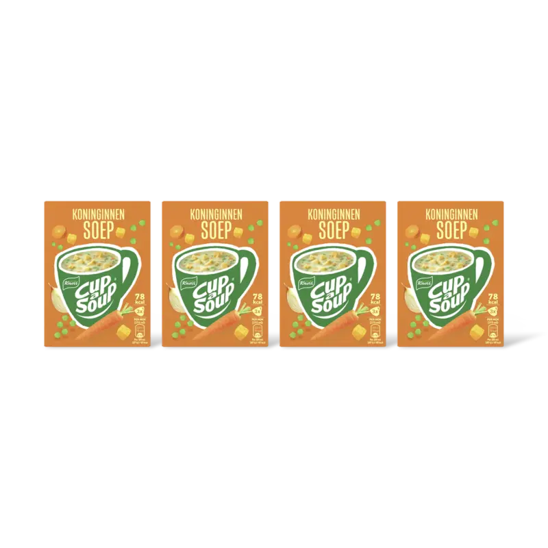 Knorr Cup-a-soup koninginnensoep 4-pack