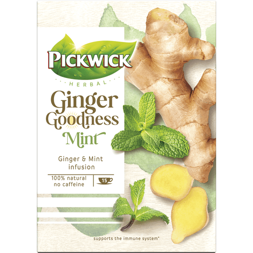 Pickwick Ginger goodness thee mint 15 zakjes
