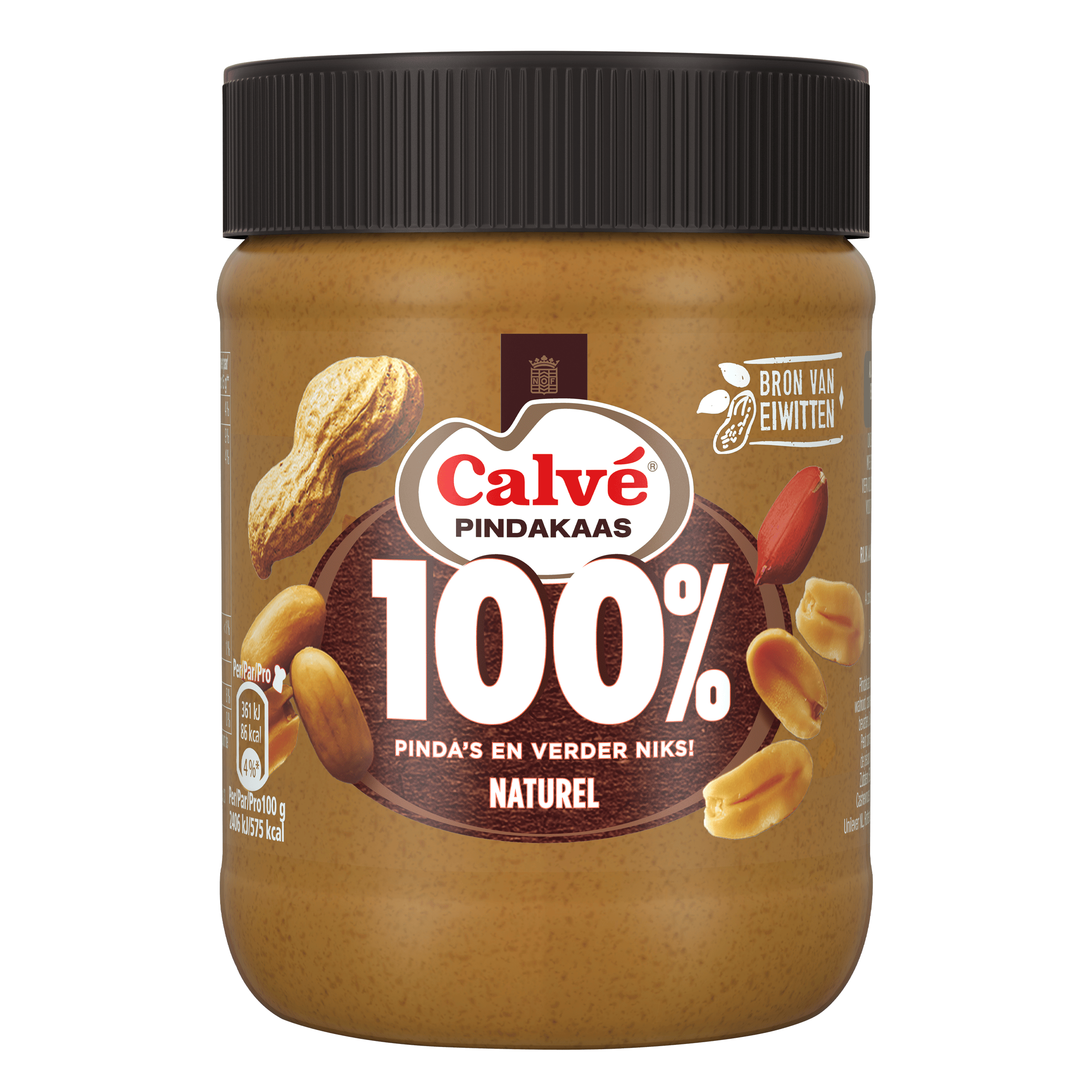 Calvé Pindakaas fijn gemalen pinda's
