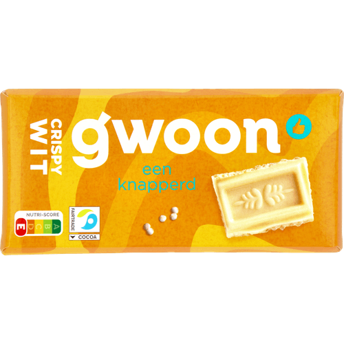 G'woon Chocoladereep wit met rijstcrisp