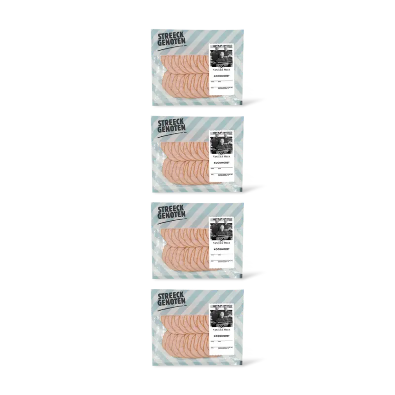 Streeckgenoten Kookworst 4-pack