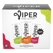 viper Viper hard seltzer variety pack 6x250 ml Peach, Cranberry, Lime varietypack