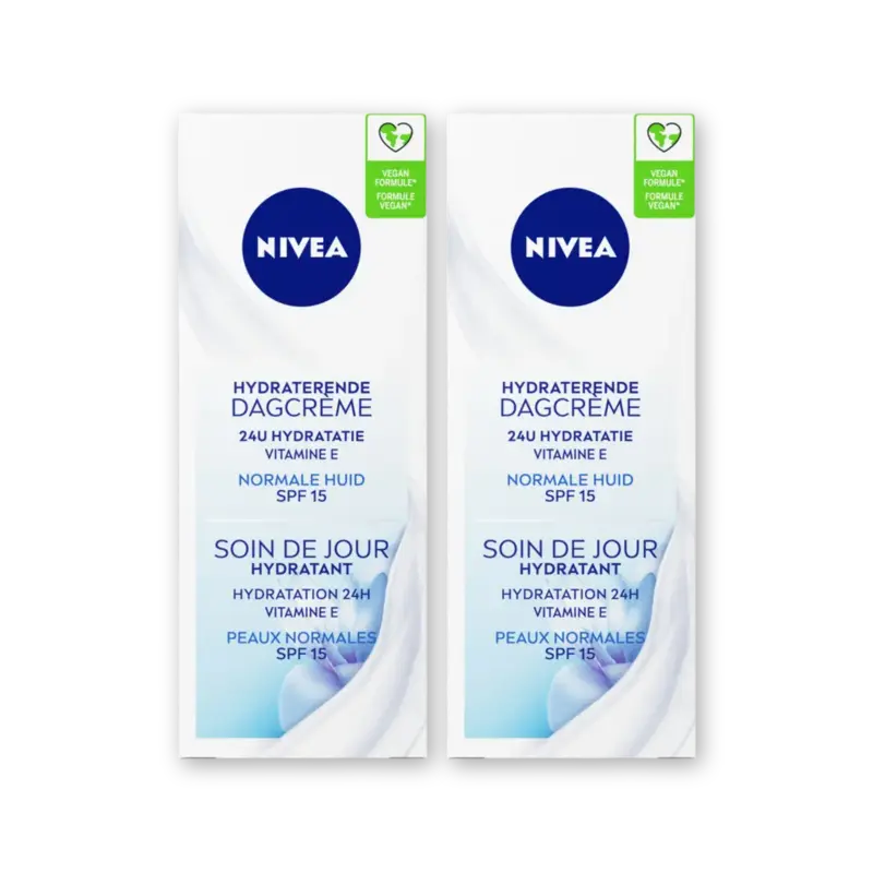 NIVEA Hydraterende dagcreme spf15 nrm huid 2pk